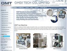 Tablet Screenshot of omt-icemachines.com